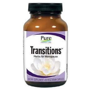 Pure Essence Labs   Transitions   Herbs for Menopause   60 Capsules