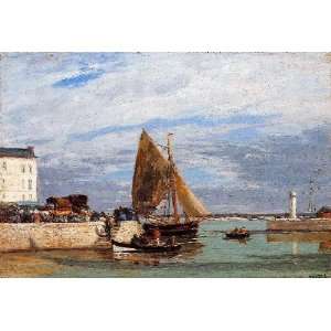   name Honfleur the Port 2, By Boudin Eugène 