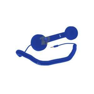 iPhone headset With 3.50mm Stereo Cable Color Blue  