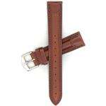 Genuine Wenger Watchband, 20MM, Reddish Brown, Stitched and Padded 