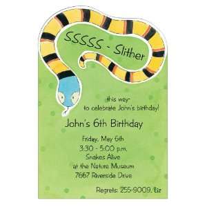  Snakes Alive Party Invitations