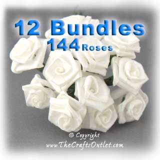 These are elegant satin ribbon roses are ideal for Scrapbooking and 