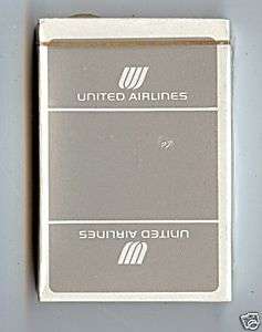 VINTAGE RARE UNITED AIRLINES PLAYING CARDS DECK, SEALED  