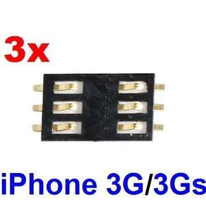  Neewer 3x iPhone 3G 3GS SIM Card Contact Connector Plate 