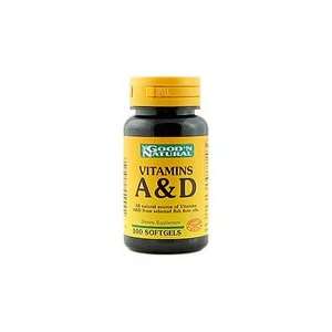  Vitamins A & D   100 sg., (Goodn Natural) Health 