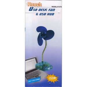  Reech Usb Desk Fan & Usb Hub R 679 