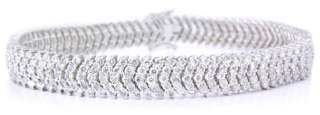 This diamond tennis bracelet is absolutely magnificent, and is being 