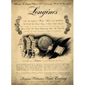  1956 Ad Longines Wittnauer Watch Co. Jewelry Medals 