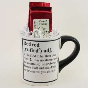 Definition of Retirement Coffee Mug with Grocery & Gourmet Food