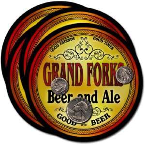  Grand Forks, ND Beer & Ale Coasters   4pk 