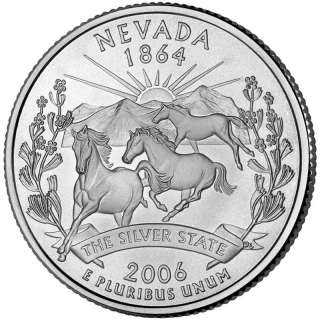 original Nevada quarter 25 cent coin was issued in 2006.