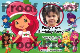 Strawberry Shortcake / Doodlebops / My Little Pony Invitations  