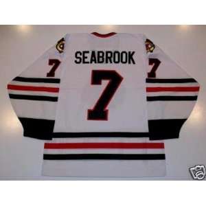  Brent Seabrook Chicago Blackhawks Jersey Road White 