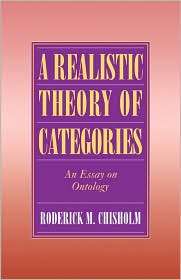   , (0521556163), Roderick M. Chisholm, Textbooks   