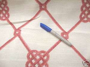 Fabric Portfolio Textiles Rose Chain Link Linen O215  