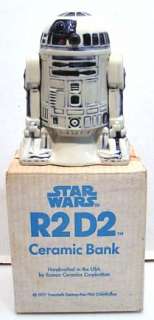1977 STAR WARS R2 D2 Roman Ceramic Bank MIB  
