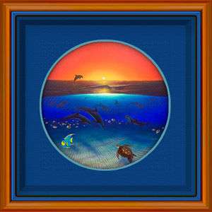 Wyland Warmth of the Sea Ltd Ed Giclee on Canvas  
