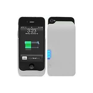  Cellet White Portable Battery Extension For Apple iPhone 4 