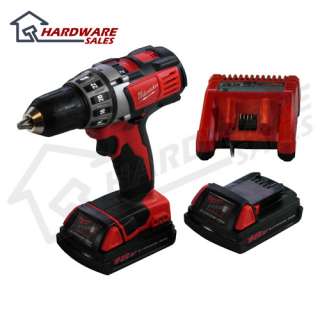 Milwaukee 2601 82 Lithium ion 18V M18 Compact Drill Kit  