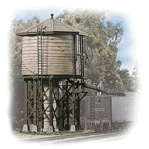   Cornerstone Series Kit HO Scale Wood Water Tank Gray Toys & Games