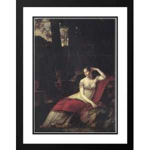 Prudhon, Pierre Paul 28x38 Framed and Double Matted Empress Josephine