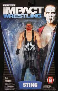 STING   TNA DELUXE IMPACT 6 TOY WRESTLING ACTION FIGURE  