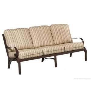 Woodard Wingate Aluminum Cushion Patio Sofa Graphite 