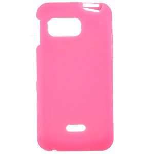Clear Pink Silicone Skin Gel Cover Case For Samsung Instinct Q SPH 