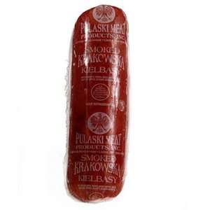 Smoked Krakowska Kielbasa 1 lb.  Grocery & Gourmet Food