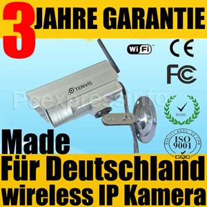 WLAN wasserfest EU Version 36LED DB Power IP Kamera  