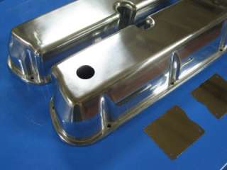 SB Ford 289 302 351w Polished Smooth Tall Valve Covers  