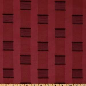  54 Wide P Kaufmann Mojave Jacquard Crimson Fabric By The 