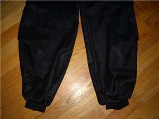 NWT $297 Alice olivia Black Metallic Congo Banded Cargo Pants Size 00 