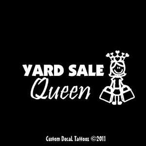  Yard Sale Queen Shopper Girl Car Window Decal Sticker 
