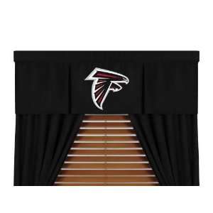   Falcons MVP Window Valance & 84in Drapes/Curtains
