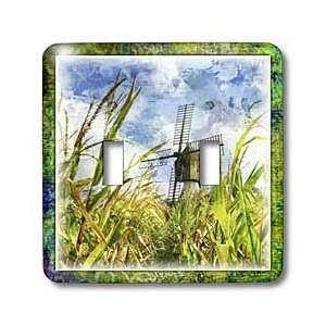 Susan Brown Designs General Themes   Windmill in Corn   Light Switch 