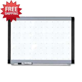 Lorell   69652   Signature Magnetic Dry Erase Board with Grid Lines 