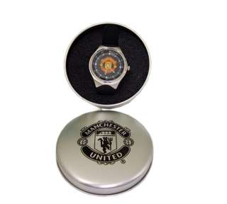 OFFICIAL MANCHESTER UNITED FC CLASSIC WRIST WATCH & BOX  