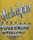   Wolverines Vtg Wrestling Clinic Shirt M 1984 University Retro College
