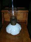 wow beautiful vintage milk glass fern kerosene lamp fenton wright
