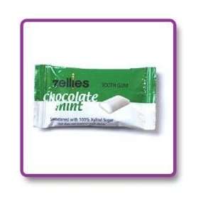  Zellies Mint Chocolate Xylitol Gum, Single Pack 