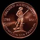 AV oz 2nd Amendment copper coin bullion  