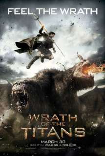 Wrath of the Titans   original DS movie poster   D/S 27x40  