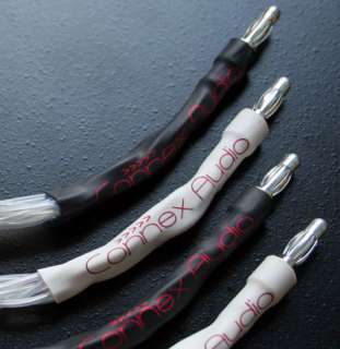 Terminated with your choice of LOK® silver banana plugs and LOK 