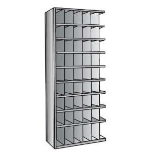   Adder Units for Hallowell Metal Shelving with 54 Bins
