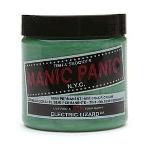Manic Panic Semi Permanent Hair Color Cream, Electric Lizard, 4 fl oz
