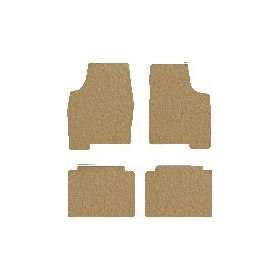 Mazda MX 6 Carpeted Floor Mats 4 Pc Set   Tan (1988 88 1989 89 1990 90 