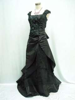 24 26 Black Masquerade Titanic Ball Vampire Dress  