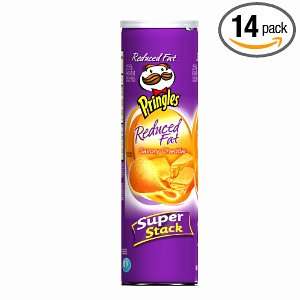   Super Stack, Reduced Fat Savory Cheddar, 6 Ounce Tubes (Pack of 14