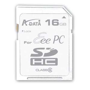  A DATA 16 GB SDHC Class 6 Flash Memory Card Eee PC Edition 